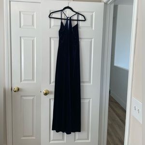 Blue Velvet Gown